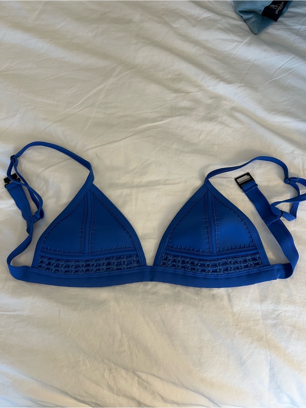 Blue Triangl Bikini Top - Women Swim